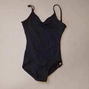 black camisole leotard